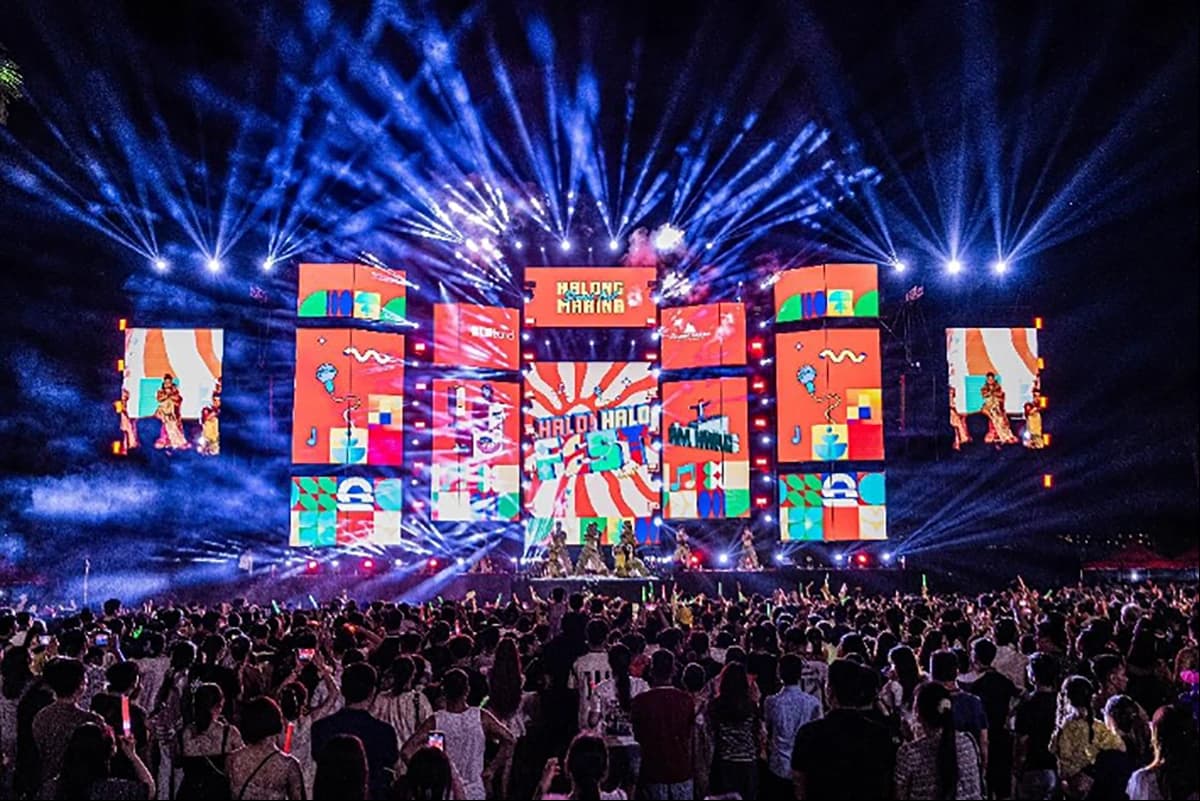 Halo Bay Show nằm trong chuỗi tiện ích giải trí thương hiệu "Halo" nổi tiếng của Khu đô thị vịnh biển Halong Marina